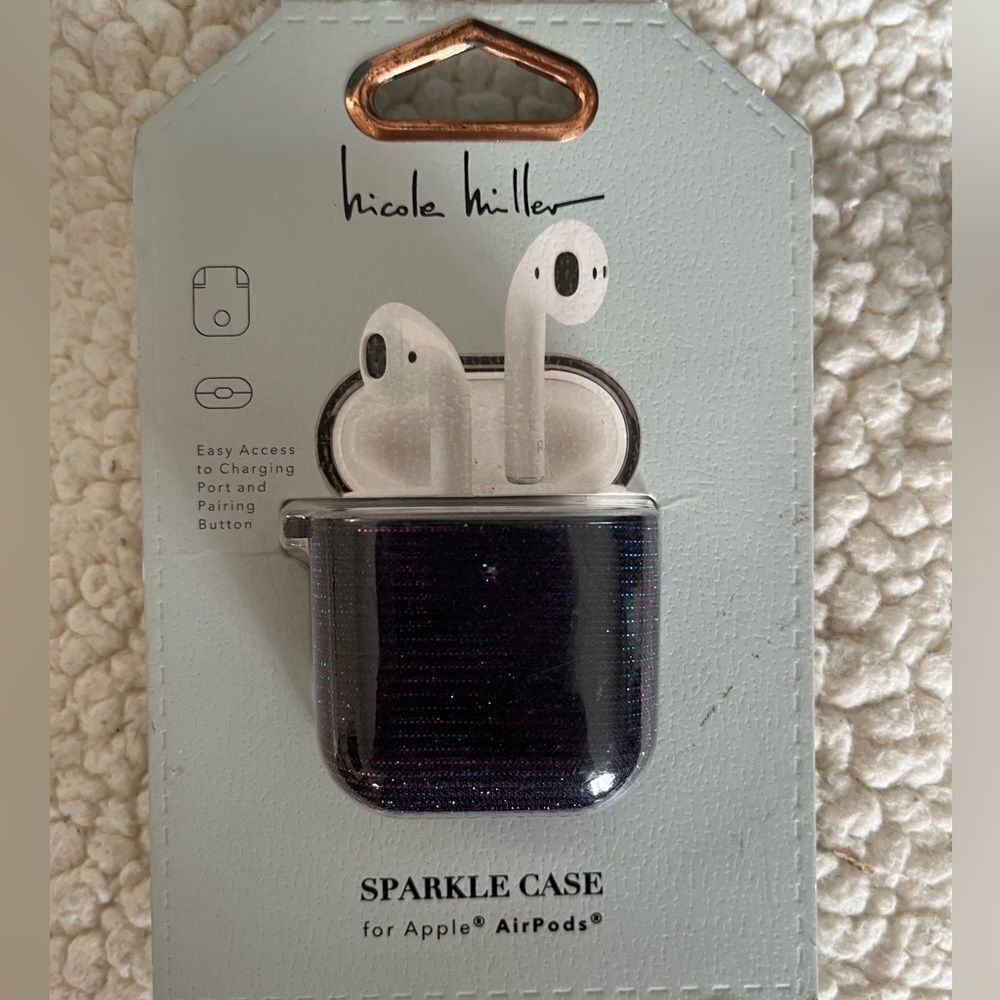 Nicole Miller Sparkle Case for AirPods NWT